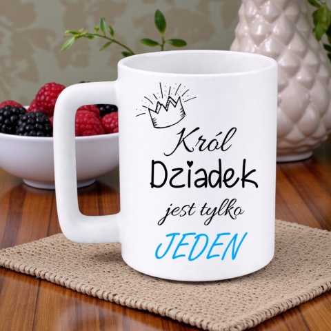 Kubek 400ml DUŻY z nadrukiem prezent Dzień Dziadka Dziadek urodziny