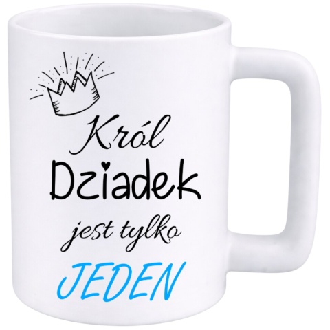 Kubek 400ml DUŻY z nadrukiem prezent Dzień Dziadka Dziadek urodziny