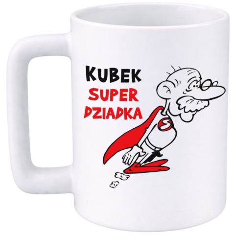 Kubek 400ml DUŻY z nadrukiem prezent Dzień Dziadka Dziadek urodziny