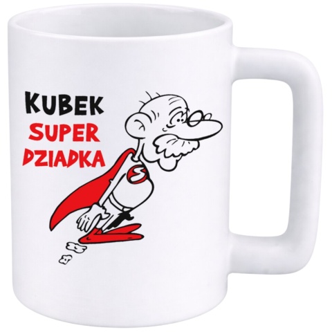 Kubek 400ml DUŻY z nadrukiem prezent Dzień Dziadka Dziadek urodziny