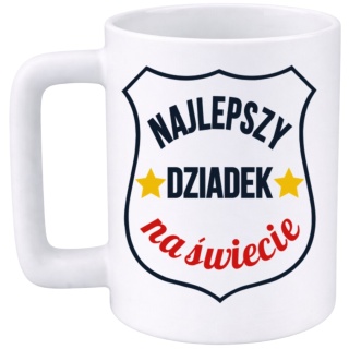 Kubek 400ml DUŻY z nadrukiem prezent Dzień Dziadka Dziadek urodziny