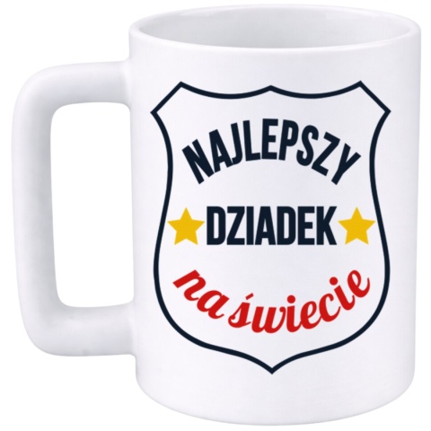 Kubek 400ml DUŻY z nadrukiem prezent Dzień Dziadka Dziadek urodziny
