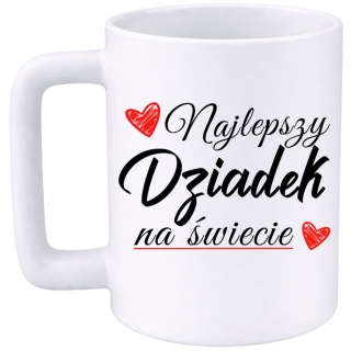 Kubek 400ml DUŻY z nadrukiem prezent Dzień Dziadka Dziadek urodziny