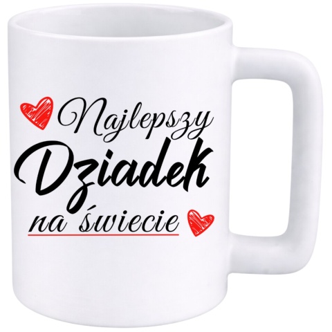 Kubek 400ml DUŻY z nadrukiem prezent Dzień Dziadka Dziadek urodziny