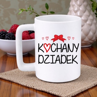 Kubek 400ml DUŻY z nadrukiem prezent Dzień Dziadka Dziadek urodziny