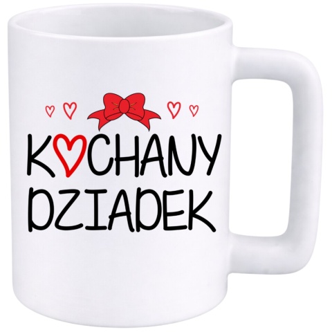 Kubek 400ml DUŻY z nadrukiem prezent Dzień Dziadka Dziadek urodziny