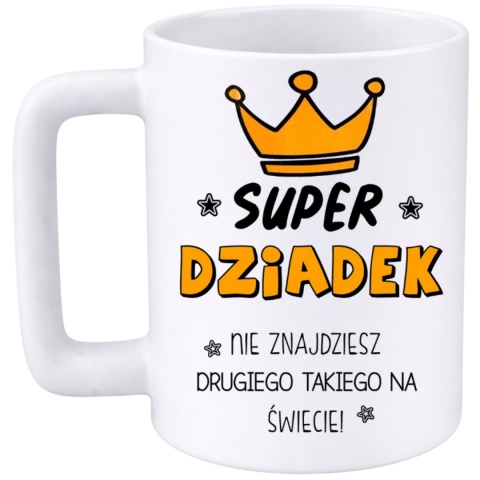 Kubek 400ml DUŻY z nadrukiem prezent Dzień Dziadka Dziadek urodziny
