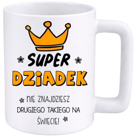 Kubek 400ml DUŻY z nadrukiem prezent Dzień Dziadka Dziadek urodziny