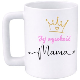 Kubek 400ml DUŻY z nadrukiem prezent Dzień Matki Mama urodziny