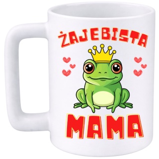 Kubek 400ml DUŻY z nadrukiem prezent Dzień Matki Mama urodziny