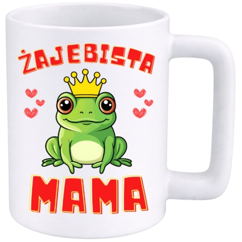Kubek 400ml DUŻY z nadrukiem prezent Dzień Matki Mama urodziny