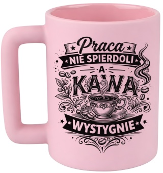 Kubek 400ml DUŻY z nadrukiem prezent dla Koleżanki z pracy Dziewczyny Mamy