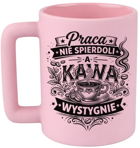 Kubek 400ml DUŻY z nadrukiem prezent dla Koleżanki z pracy Dziewczyny Mamy