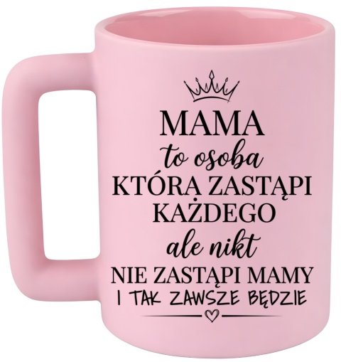 Kubek 400ml DUŻY z nadrukiem prezent dla MAMY Dzień Matki Mama Teściowa