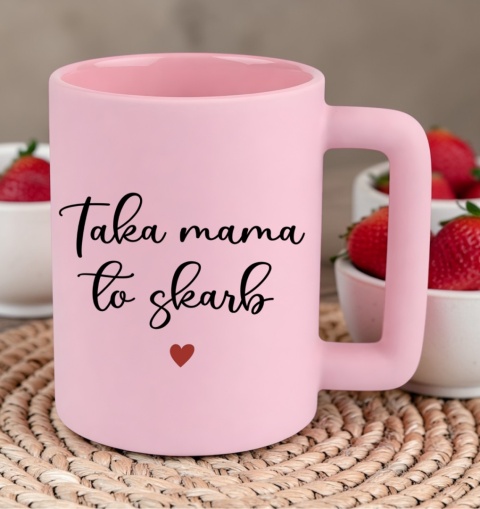Kubek 400ml DUŻY z nadrukiem prezent dla MAMY Dzień Matki Mama Teściowa