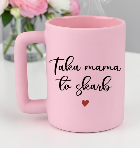 Kubek 400ml DUŻY z nadrukiem prezent dla MAMY Dzień Matki Mama Teściowa
