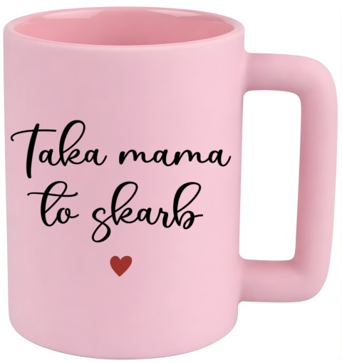 Kubek 400ml DUŻY z nadrukiem prezent dla MAMY Dzień Matki Mama Teściowa