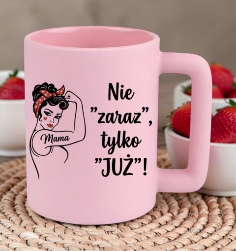 Kubek 400ml DUŻY z nadrukiem prezent dla MAMY Dzień Matki Mama Teściowa