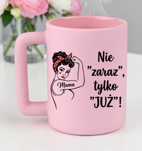 Kubek 400ml DUŻY z nadrukiem prezent dla MAMY Dzień Matki Mama Teściowa
