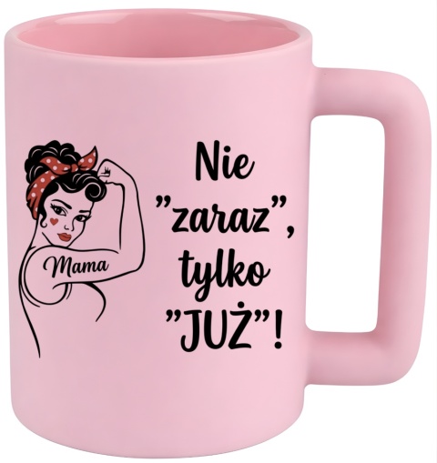 Kubek 400ml DUŻY z nadrukiem prezent dla MAMY Dzień Matki Mama Teściowa