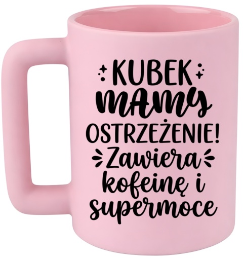 Kubek 400ml DUŻY z nadrukiem prezent dla MAMY Dzień Matki Mama Teściowa