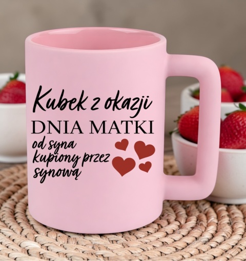 Kubek 400ml DUŻY z nadrukiem prezent dla MAMY Dzień Matki Mama Teściowa