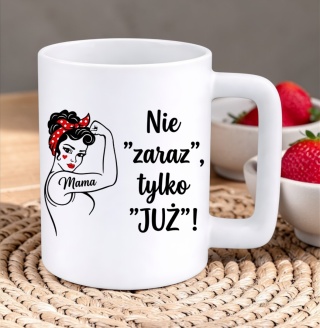Kubek 400ml DUŻY z nadrukiem prezent dla MAMY Dzień Matki Mama Teściowa