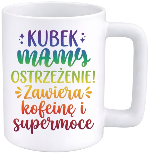 Kubek 400ml DUŻY z nadrukiem prezent dla MAMY Dzień Matki Mama Teściowa