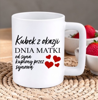 Kubek 400ml DUŻY z nadrukiem prezent dla MAMY Dzień Matki Mama Teściowa
