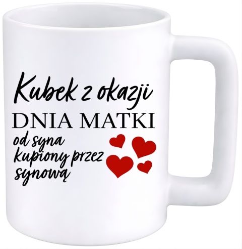 Kubek 400ml DUŻY z nadrukiem prezent dla MAMY Dzień Matki Mama Teściowa