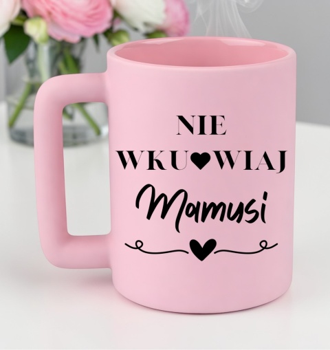 Kubek 400ml DUŻY z nadrukiem prezent dla MAMY Dzień Matki Mama Teściowa