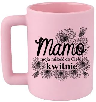 Kubek 400ml DUŻY z nadrukiem prezent dla MAMY Dzień Matki Mama Teściowa