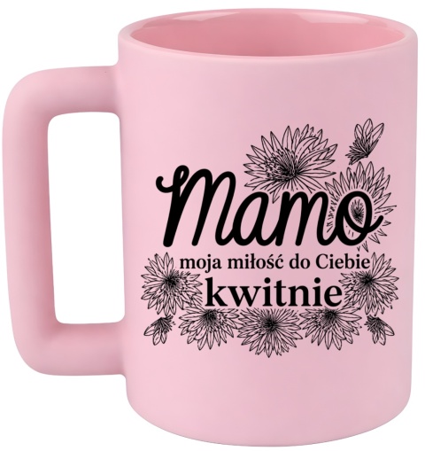 Kubek 400ml DUŻY z nadrukiem prezent dla MAMY Dzień Matki Mama Teściowa