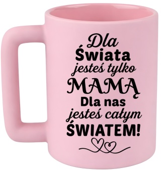 Kubek 400ml DUŻY z nadrukiem prezent dla MAMY Dzień Matki Mama Teściowa