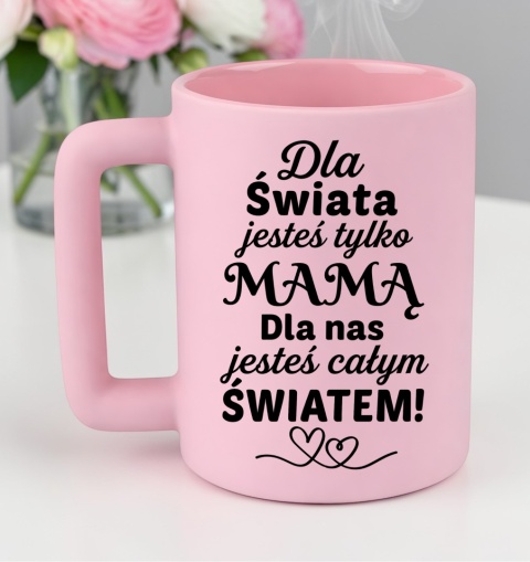 Kubek 400ml DUŻY z nadrukiem prezent dla MAMY Dzień Matki Mama Teściowa