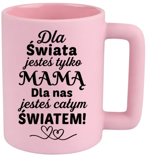 Kubek 400ml DUŻY z nadrukiem prezent dla MAMY Dzień Matki Mama Teściowa