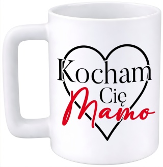 Kubek 400ml DUŻY z nadrukiem prezent dla MAMY Dzień Matki Mama Teściowa