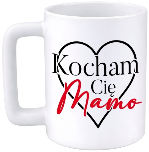 Kubek 400ml DUŻY z nadrukiem prezent dla MAMY Dzień Matki Mama Teściowa