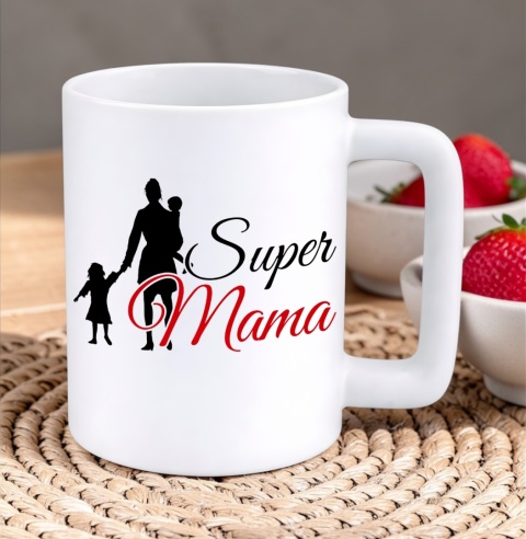 Kubek 400ml DUŻY z nadrukiem prezent dla MAMY Dzień Matki Mama Teściowa