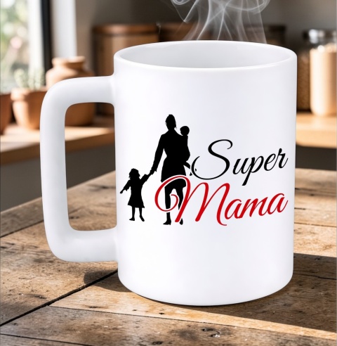 Kubek 400ml DUŻY z nadrukiem prezent dla MAMY Dzień Matki Mama Teściowa