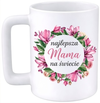 Kubek 400ml DUŻY z nadrukiem prezent dla MAMY Dzień Matki Mama Teściowa