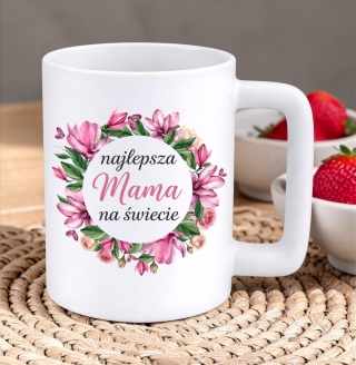 Kubek 400ml DUŻY z nadrukiem prezent dla MAMY Dzień Matki Mama Teściowa