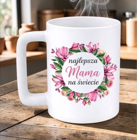 Kubek 400ml DUŻY z nadrukiem prezent dla MAMY Dzień Matki Mama Teściowa