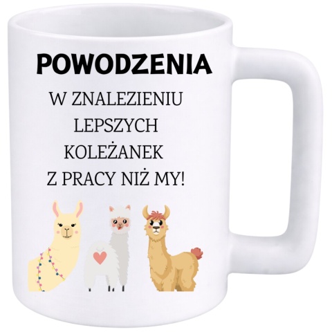 Kubek 400ml DUŻY z nadrukiem prezent na pożegnanie odejście z pracy