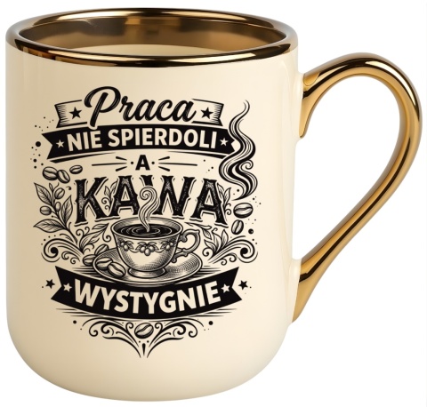 Kubek Premium z nadrukiem śmieszny prezent dla Koleżanki Kolegi z pracy