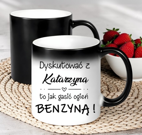 Kubek magiczny prezent dla Szefowej Kierowniczki Koleżanki z imieniem