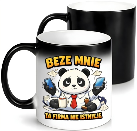 Kubek magiczny śmieszny prezent dla Szefowej Kierowniczki Szefa Prezesa
