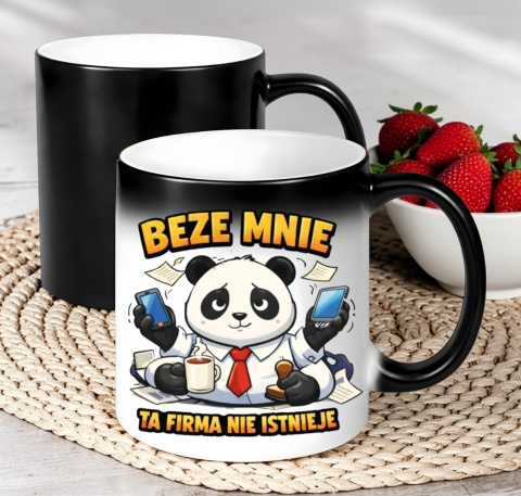 Kubek magiczny śmieszny prezent dla Szefowej Kierowniczki Szefa Prezesa