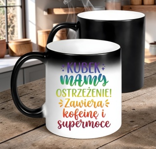 Kubek magiczny z nadrukiem prezent dla MAMY Dzień Matki Mama Teściowa