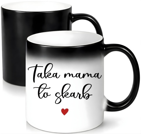 Kubek magiczny z nadrukiem prezent dla MAMY Dzień Matki Mama Teściowa